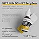 CYB - Complete Your Body | Vitamin D3 K2 Hochdosiert (50 ml, Vitamin D3 + K2 Tropfen)