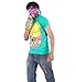 TMNT Teenage Mutant Ninja Turtles Donatello Costume Green T-shirt with Purple Eye Mask (Adult Large)