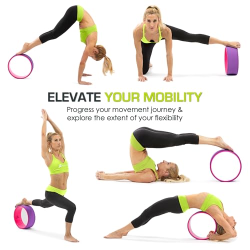 ProsourceFit Yoga Wheel Prop 12” for Improving Yoga Poses, Backbends, Flexibility, Balance, Stretching, Relaxation by ProsourceFit - Image 6