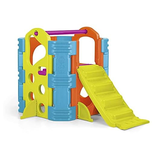 FEBER - Spielplatz, Aktivitätszentrum mit Spielzeugrutsche, für Kinder von 2 bis 7 Jahren, Famosa (800009597)