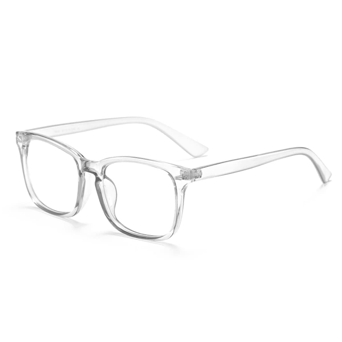 Afflatus® Blue Light Blocking Glasses Gaming Filter Transparent Square Eyeglasses for Eye Protection Men Women, Computer/Tablet/Laptop/Mobile/TV, Anti-blue & Anti