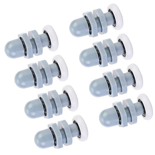 Roda de Rolo de Plástico para Porta de Vidro Deslizante de Banheiro Sonew, 8 Unidades, Resistente e