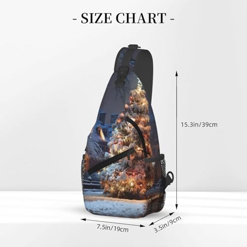 Bolso tipo sling negro para hombre y mujer miniatura 2