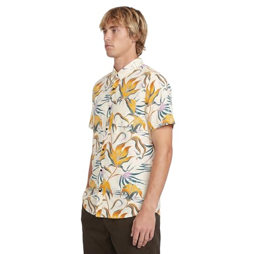 Volcom Men's Button Down Short Sleeve, Casual Activewear, Dirty White, Large by Volcom - Used condition - Image 2