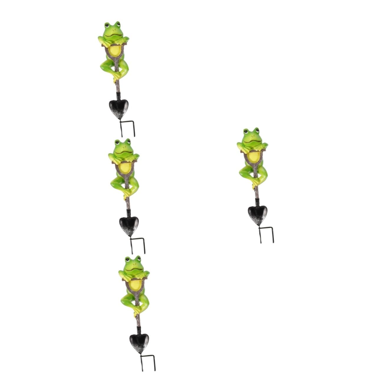 BESPORTBLE 4stücke Gartenfigur Frosch Aus Harz Dekorative Skulptur Für Außenbereich Niedliches Design Für Garten Terrasse Und Rasen Langlebig Und Wetterbeständig Für Kreative