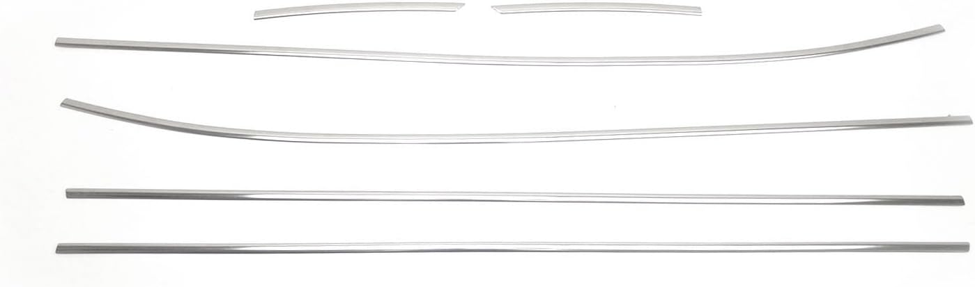 OMAC Window Molding Trim Streamer for Hyundai Tucson 2010-2015 Stainless Steel 6 Pcs