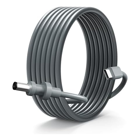 OTPEIR Starlink Mini Cable, 16.4FT Starlink Mini USB Type C to DC Power Cable Cord, Work with 100W+ PD Source, Waterproof Input USB Type C to DC Cable, 18AWG 5M Cover