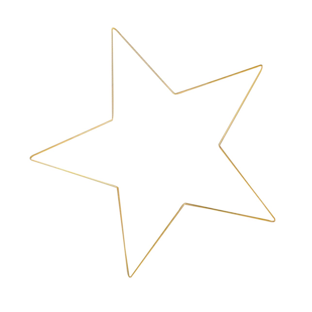 Alipis Decorazione a Forma di Stella a Cinque Punte in Metallo Dorato, Robusta e Sicura, Ornamento Appendibile per Decorazioni Festive, per Ambienti Interni