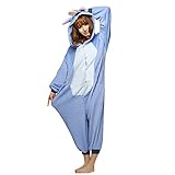 kigurumi cosplay Weitere Eigenschaften: Anime Win8Fong Kigurumi-Pyjama, Tier-Anime, Cosplay-Kostüm, unisex, Erwachsene, Halloweenparty, heiße Party, Einteiler, Schlafbekleidung, blaue Nähte Gr. Small, Blue - Blue