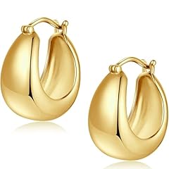 A3-20mm wide hoop earrings yellow