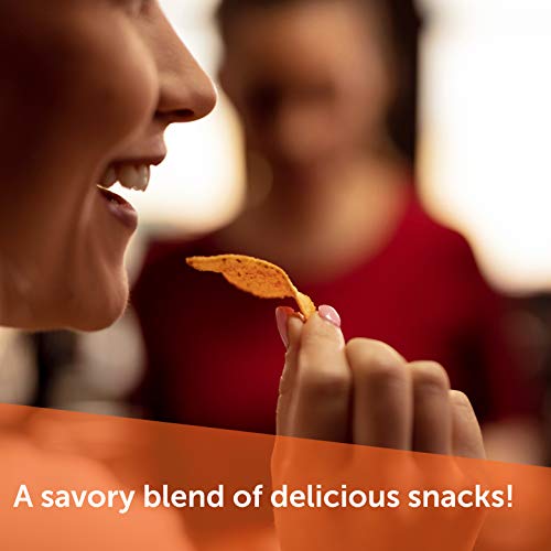 Utz Jumbo Snack Variety Pack (Pack Of 60) Individual Snack Bags, Includes Potato Chips, Cheese Curls & Party Mix - 26 Ounce Barrel - Tasty Snack Mix Includes Corn Tortillas, Nacho Tortillas, Pretzels #TOP5