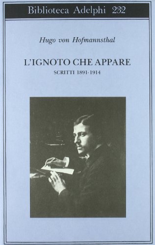 Portada de L Ignoto Che Appare: Scritti 1891-1914