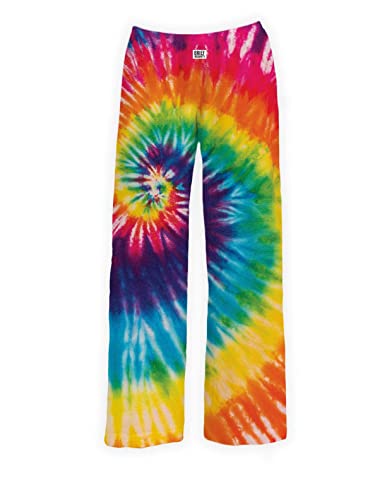 Tie Dye Lounge Pajama Pants - Ultra Soft Silk Pant Bottoms For Women And Men (Xx-Large) #TOP5
