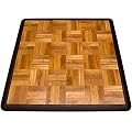 SnapFloors 3X3OAKFLOOR Modular Dance Floor Kit (3' x 3'), OAK, 21 Piece