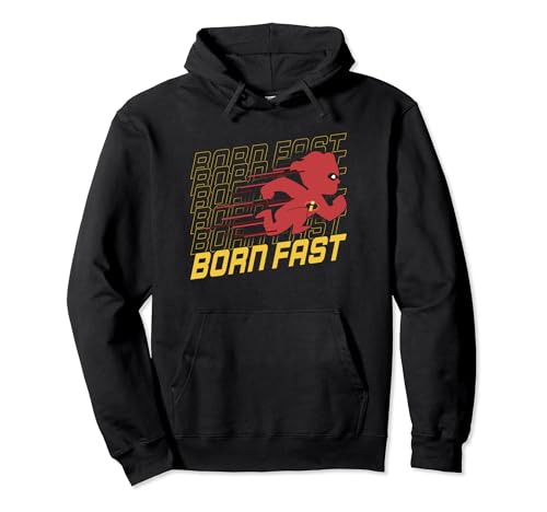 Disney Pixar Dash Parr Born Fast Silhouette Pullover Hoodie