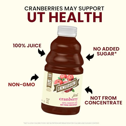 R.W. Knudsen Cranberry Juice Not from Concentrate, 32 fl oz (Pack of 1)