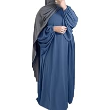 IBTOM CASTLE Abaya for Women Muslim Prayer Eid Ramadan Modest Dress Middle East Arabian Khimar Islamic Long Dubai Caftan Robe
