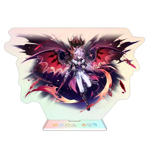 Rainteam Characters Acrylic Stand Figure,Colorful and Exquisite Character Design for Game Fans' Collection (Durin)