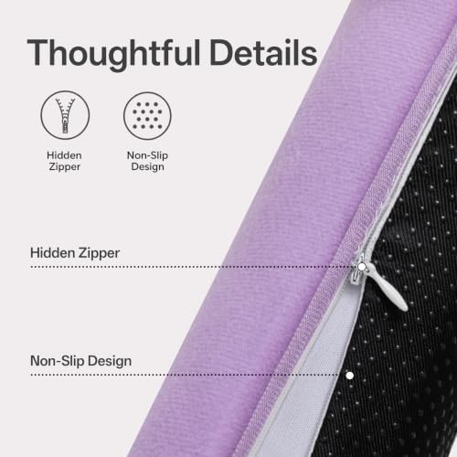 Image of Sunolga Door Draft Stopper, Removable Washable Cover, 38 inch, Purple