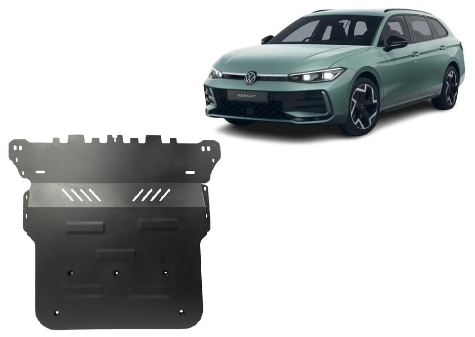 Cubre cárter de acero resistente para Volkswagen Passat 2024