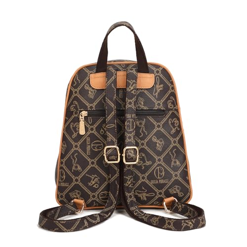Image of MKP COLLECTION Women's Fashion Backpack Purse - Anti-Scratch Faux Leather Travel Bag with Multi-Pocket Organizer, Designer Pattern Top-Handle Satchel for Shopping and Daily Use