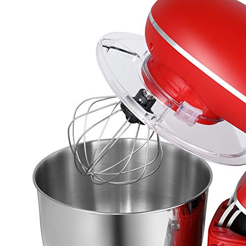 image for COSVALVE Stand Mixer,6.2-QT 660W 6-Speed Food Processing, Tilt-Head Fo