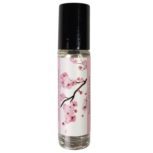 Shadow Scents Cherry Blossom Perfume for Women | Roll-on Perfume Oil | Japanese Cherry Blossom with Pear, Mimosa, and Jasmine Fragrance