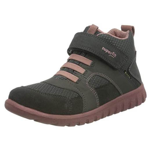 Superfit, Baby - Mädchen, Lauflernschuh, Sneaker, GRAU/ROSA 2000, 30 EU