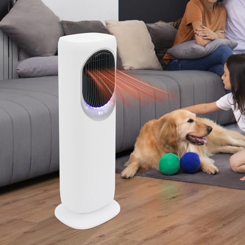 HOLMZCED Dual-purpose Heating and Cooling Air Conditioner Fan, Standing Fan and Heater Combo Portable Air Conditioners with Humidification & Remote Control for Bedroom Living Room