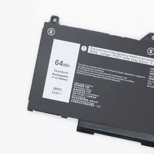 Batterie GRT01 de rechange premium pour Dell Latitude 14 5421 64Wh