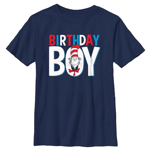 Boy's Dr. Seuss Cat in The Hat Birthday Boy T-Shirt
