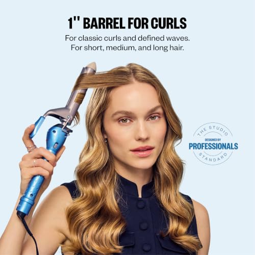 Image of BaBylissPRO Nano Titanium Spring Curling Iron, Professional Hair Wand, Tool for Stylists, Nano Titanium Technology for Tight Curls or Loose Waves
