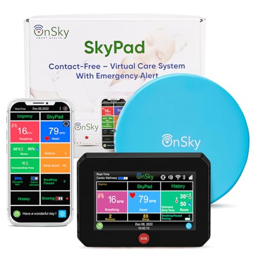 SkyPad FDA-Cleared Contact-Free Heart & Breathing & Sleep Apnea & Seizure Monitor, Adult & Children Home Health Care - Senior & Nursing Home - Remotely Monitor Wellness via app - Emergency Alert Call - Image 4