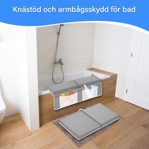 Housse de prière de bain avec coussinet en mousse souple confortable pour douche