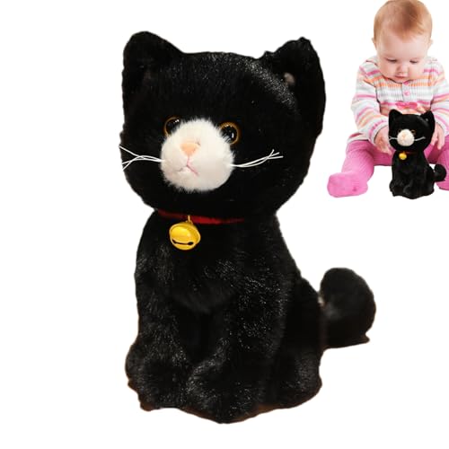 Peluche chat anti-stress doudou moelleux pour canapé de salon