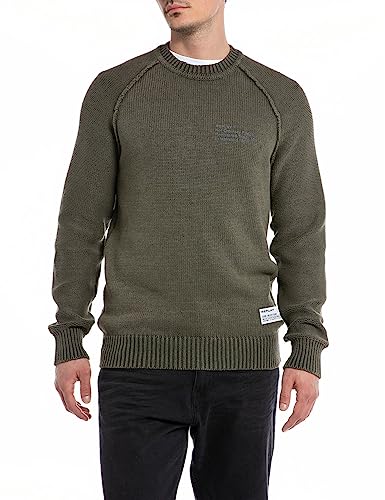 Sweater Homme Replay Uk2501 pull idéal pour week-end et détente