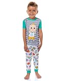 Komar Kids CoComelon Toddler Boys' JJ's Animal Friends Short Sleeve And Pant Pajama Set, 4T Multi