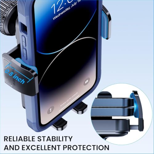 Image of Highdas Car Phone Holder for Magsafe - Premium Portable Mount for Mirror & Dashboard, 360 Adjustable Mobile for iPhone 17 /16 /15 /14 /13 /12 | Strongest Suction with 1-Year Warranty with Car Perfume