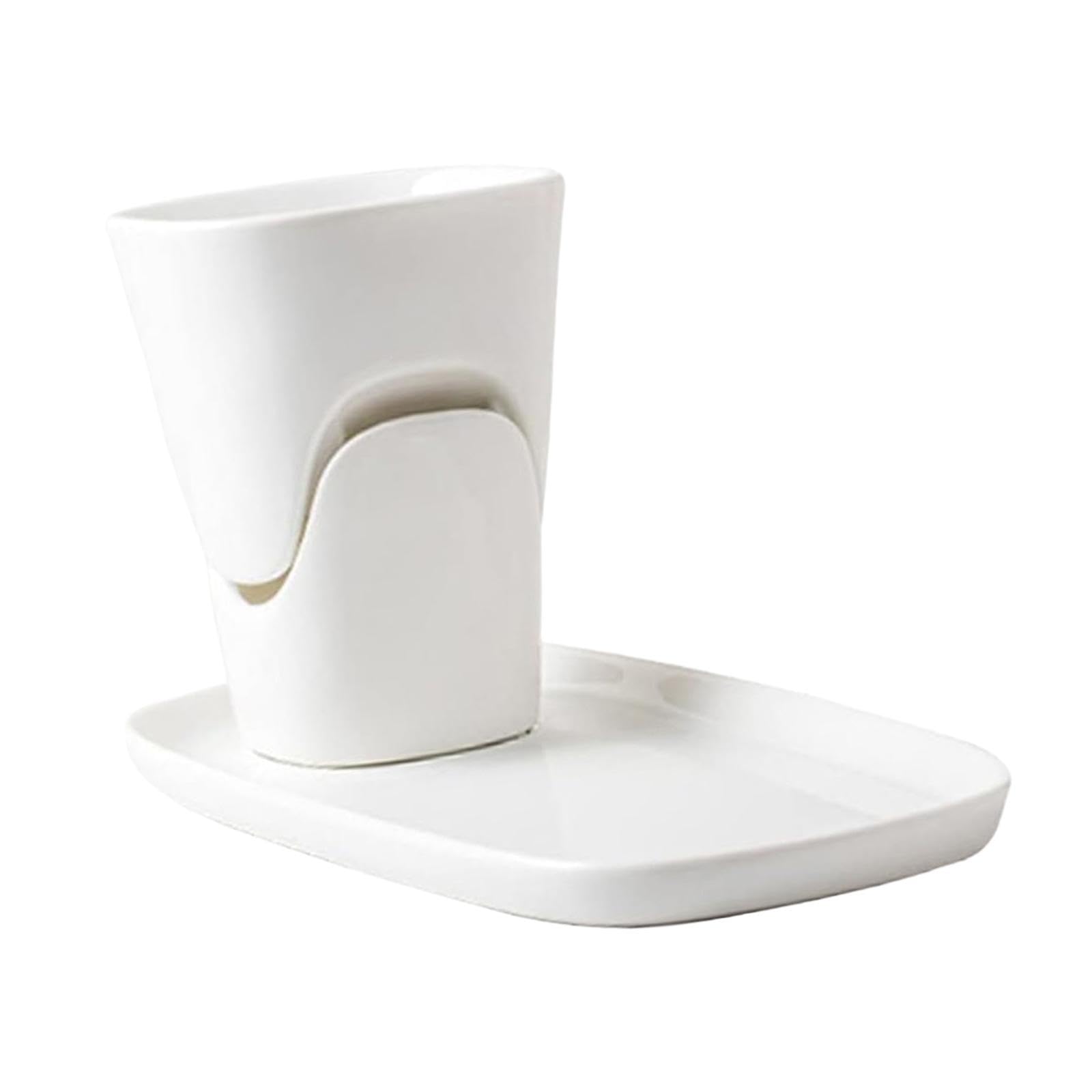 Mini Chocolate Fondue Pot Chocolate Melting Bowl with Tray Butter Heater Ceramic Cheese Melting Pot for Restaurant Cafe Party