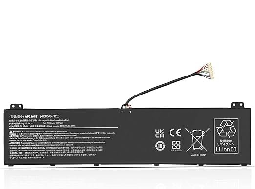 Image of AP21A8T Laptop Battery Compatible for Acer Predator Helios 300 PH317-56-78LY PH317-56-78SM PH315-55-72EA PH315-55-770K PH315-55-78L7 PH315-55-965Z Nitro 5 AN517-55-78KU 713K Series AP21A5T AP21A7T