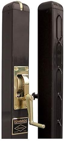 Edwards Wimbledon 3 Inch Square Tennis Posts (Black)