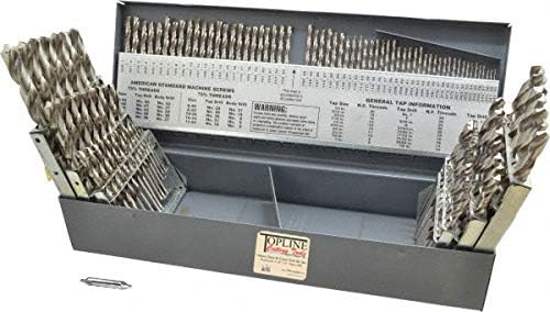 CML Supply Topline Drill Bit Set 115pcs Fractional Letter Number Bright Finish