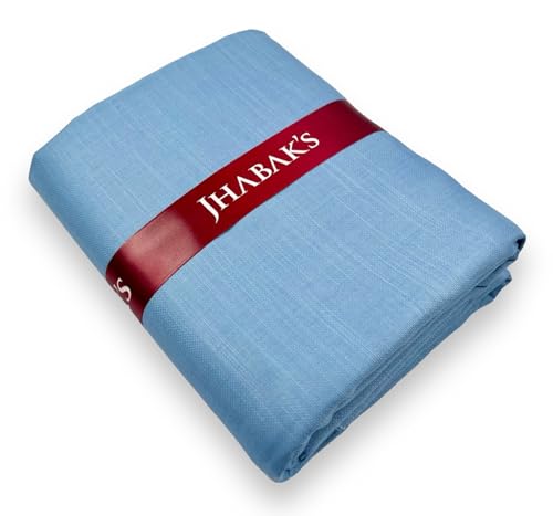 Image of JHABAK'S Unstitched 100% Pure Cotton Fabric for Men - 1.60 Meter / 2.10 Meter Piece