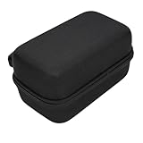 Estuche Rígido para Altavoz Inalámbrico, Bolsa de Transporte Protectora Resistente para Cargador y Accesorios, Viajes y Uso Al Aire Libre (Black)
