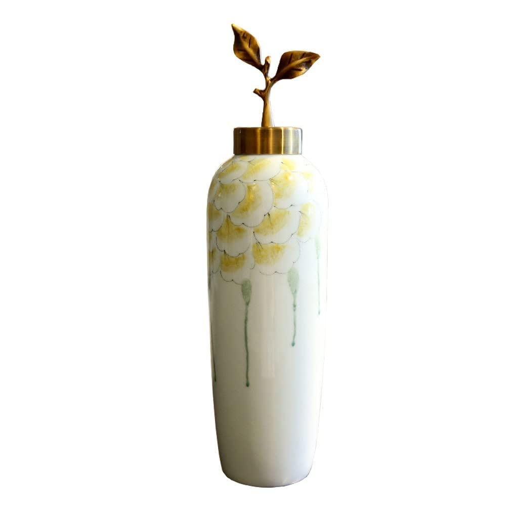 Centerpiece Vases Modern Home Ceramic Vase Decoration Living Room TV Cabinet Flower Arrangement Table Dried Desktop