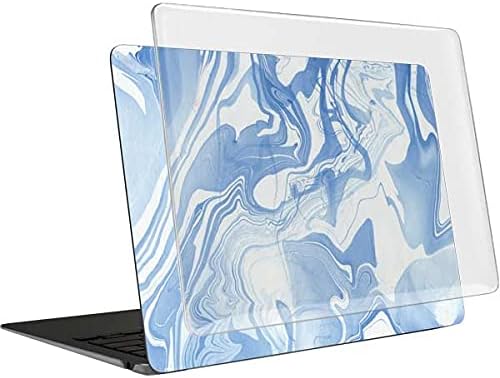 Skinit Case + Skin Compatible with MacBook Air 13in M1 (2021) Originally Designed Blue Marbling Design