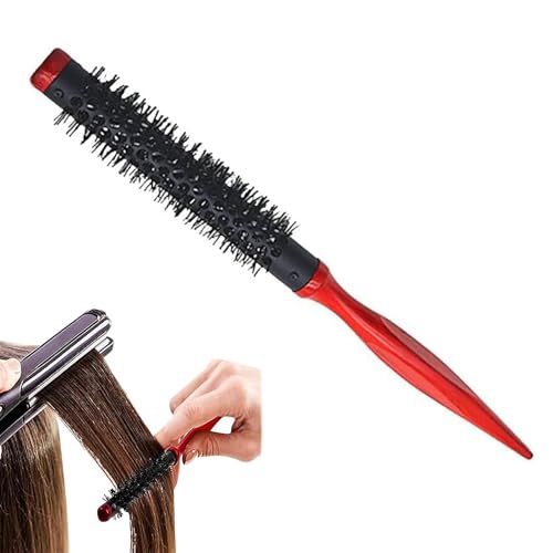 Anti Static Small Round Hair Brush, Compact Anti-Static Round Hair Brush for Women - Mini Universal Blow Dry Brush, Portable, Perfect for Styling & Travel