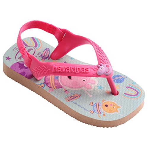 SANDALIAS HAVAIANAS N.BABY PEPPA PIG n°21 ROSA BALLET
