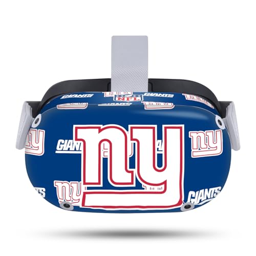 Cadeau pour fan NFL autocollant Meta Quest 2 New York Giants habillage vinyle unique