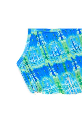 SHEKINI Girls Tie Side Sports Tassel Bikini Set Printing Two-Piece Swimsuit3